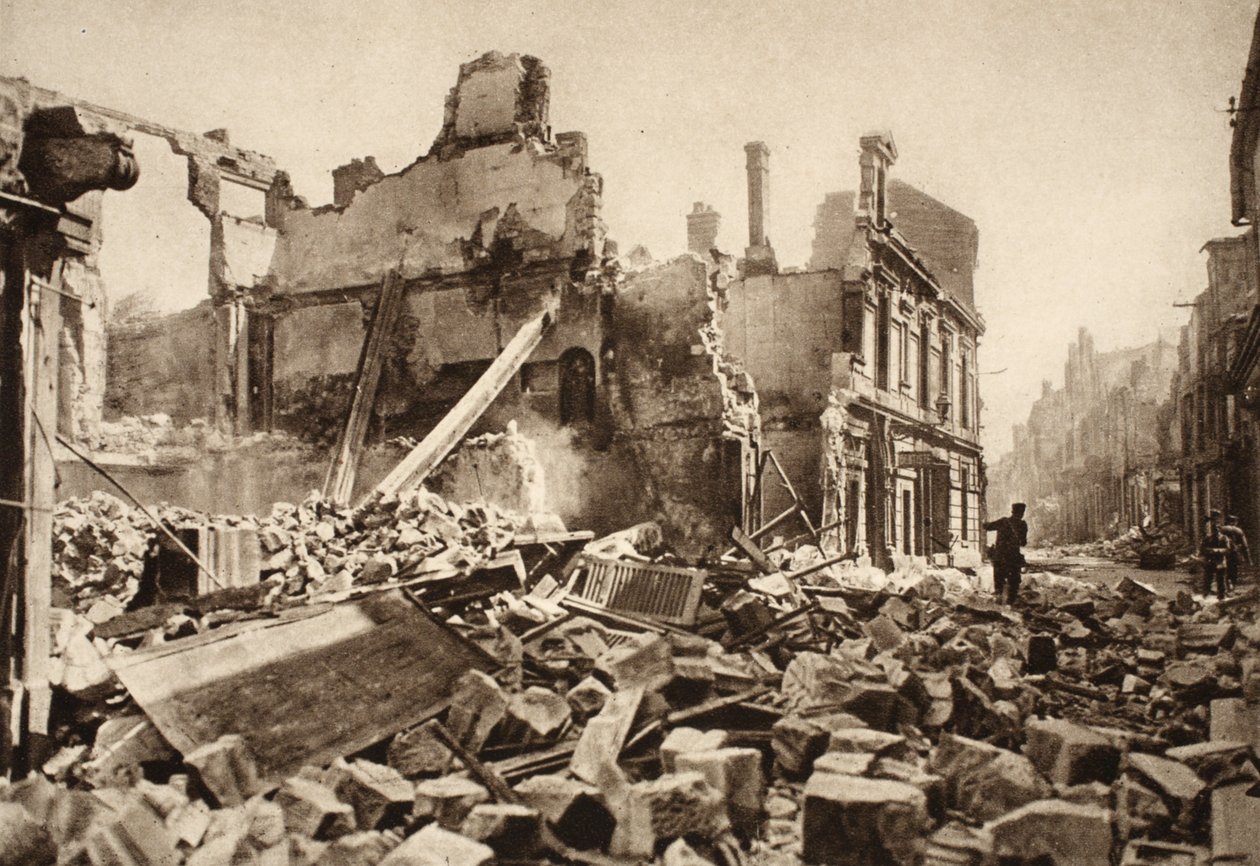 Vista de Rue St. Martin, Soissons de Photographer German