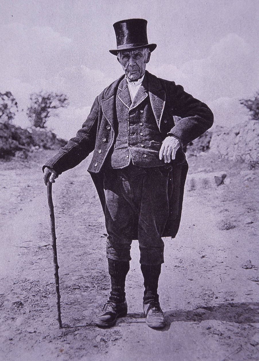 Caballero del sur de Irlanda, c.1910 (foto en blanco y negro) de Photographer Irish
