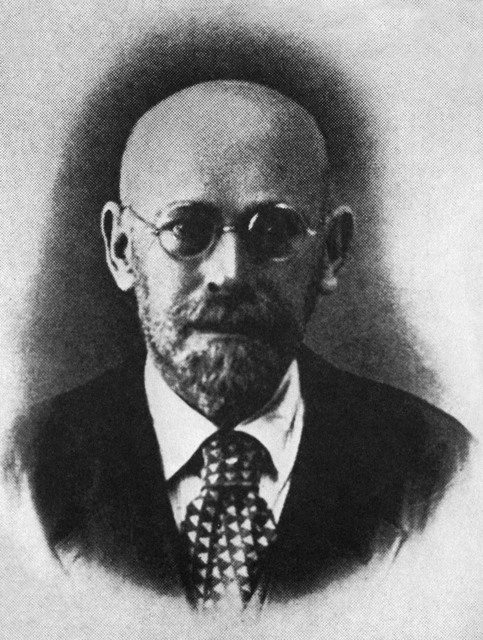 Janusz Korczak (foto en blanco y negro) de Photographer Polish