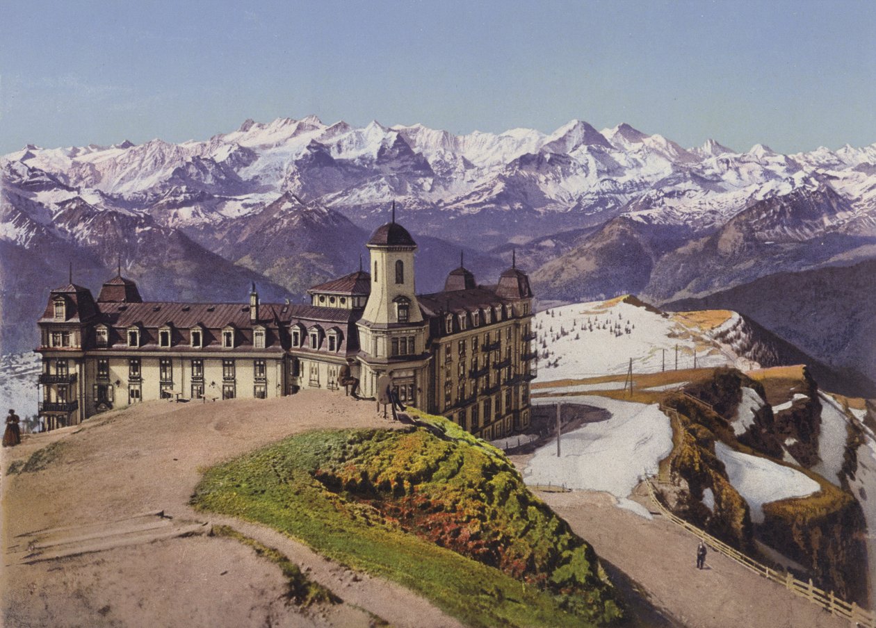 Rigikulm y los Alpes berneses (foto en color) de Photographer Swiss
