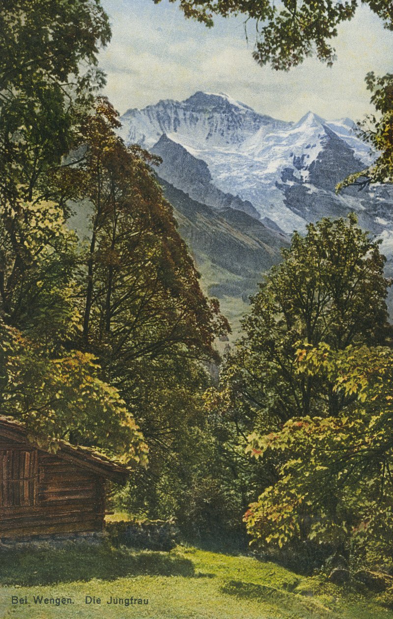 Wengen, Suiza (foto en color) de Photographer Swiss