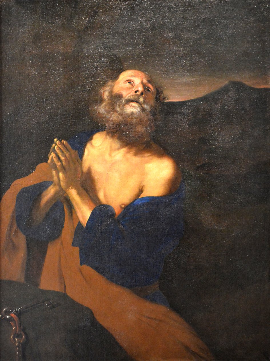San Pedro en oración de Pier Francesco Mola
