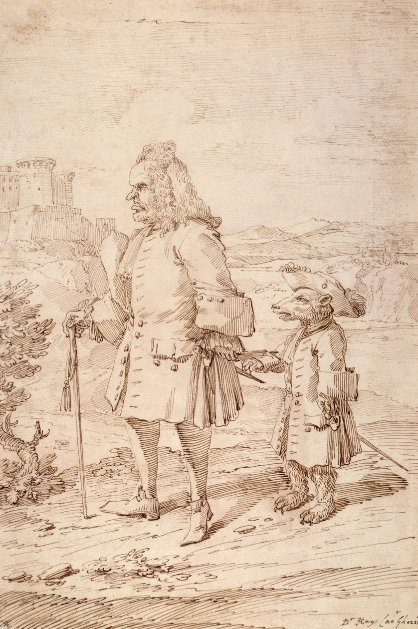 Dr. James Hay como Líder de Osos, c.1704-29 de Pier Leone Ghezzi