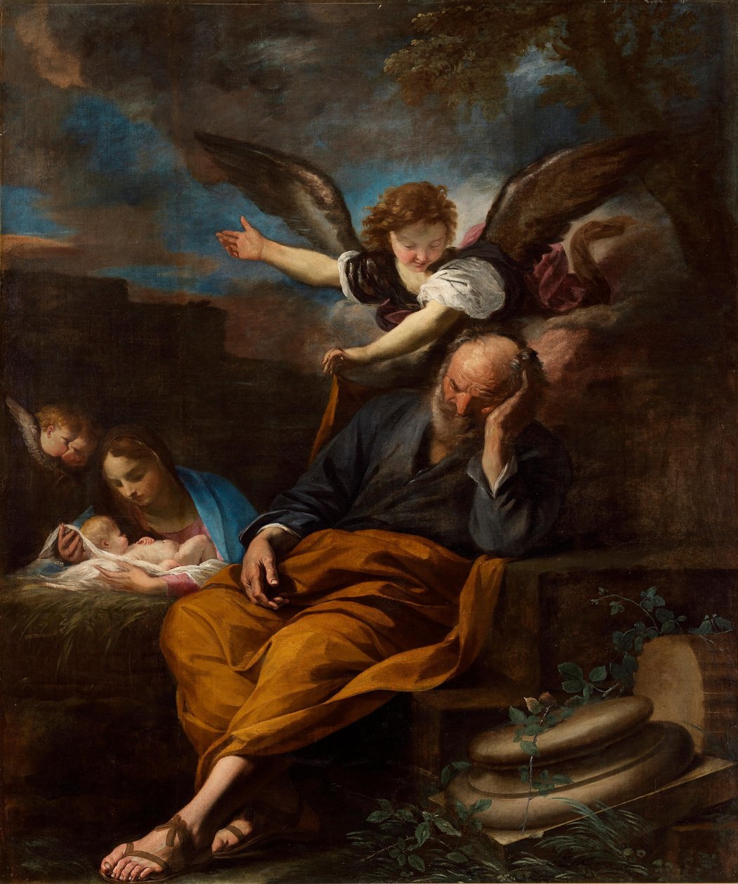 El sueño de san José de Pier Francesco Mola