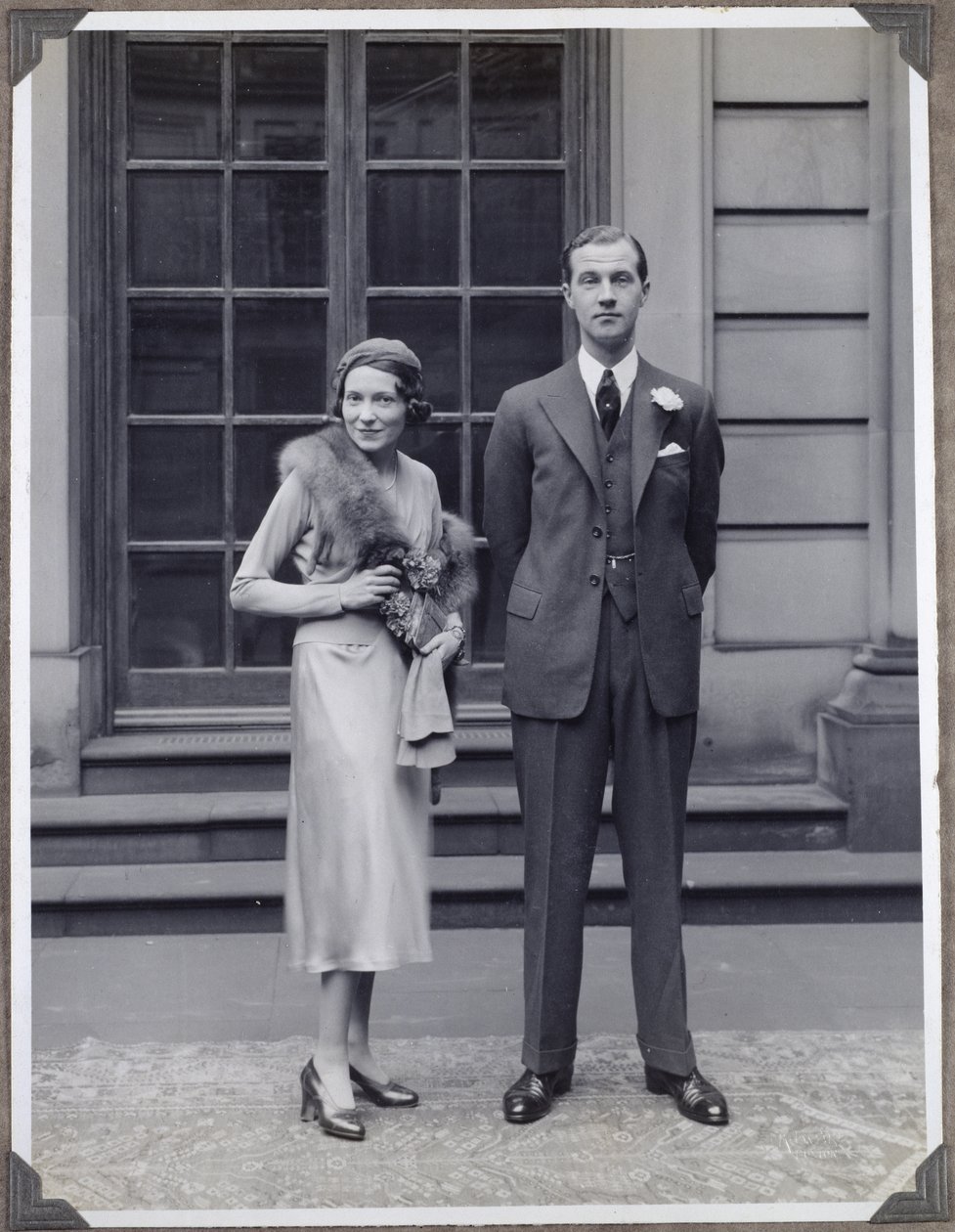 Lord Charles Cavendish y Adele Astaire en su día de boda de Blaise Nicolas Le Sueur