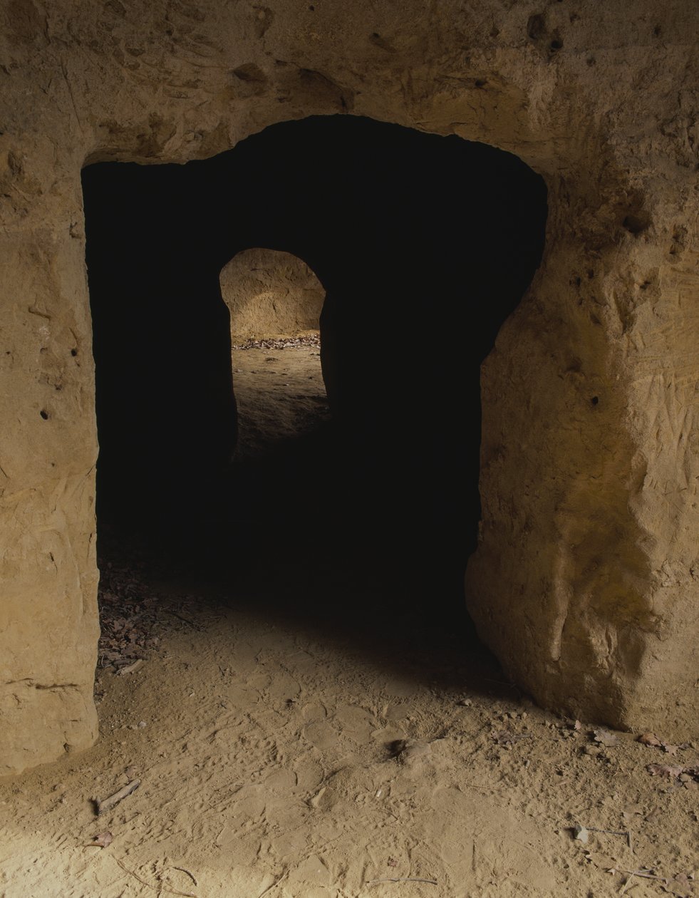 El Laberinto de Porsenna, red etrusca de pasajes subterráneos, Chiusi, Toscana, Italia de Blaise Nicolas Le Sueur