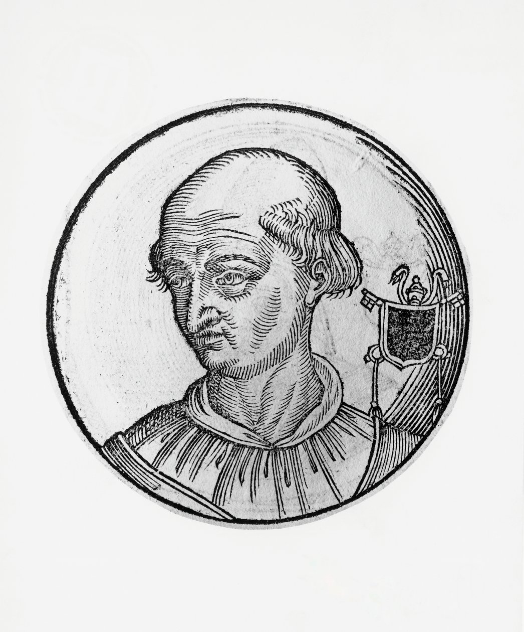 Retrato de Benedicto VIII de Blaise Nicolas Le Sueur