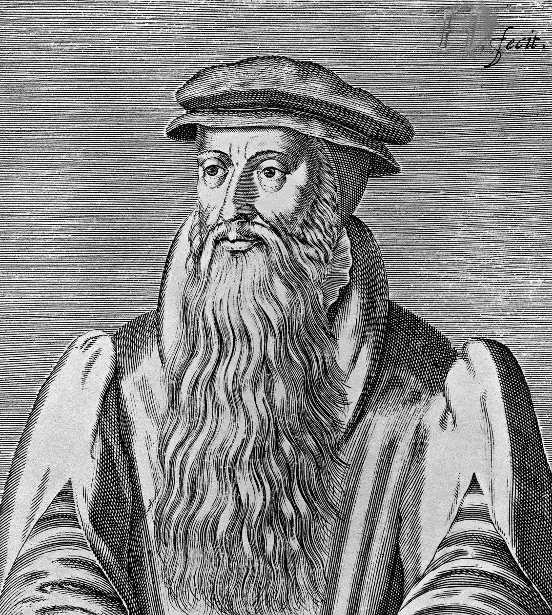 Retrato de John Knox de Blaise Nicolas Le Sueur