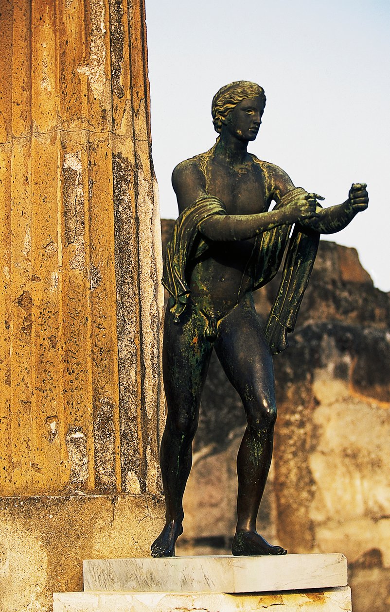 Estatua del dios Apolo, Pompeya (Lista del Patrimonio Mundial de la UNESCO) de Blaise Nicolas Le Sueur