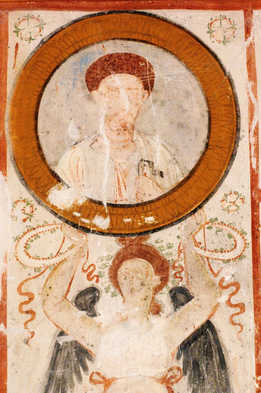 Valle de las Tumbas, fresco hipogeo en la tumba de los tres hermanos de Blaise Nicolas Le Sueur
