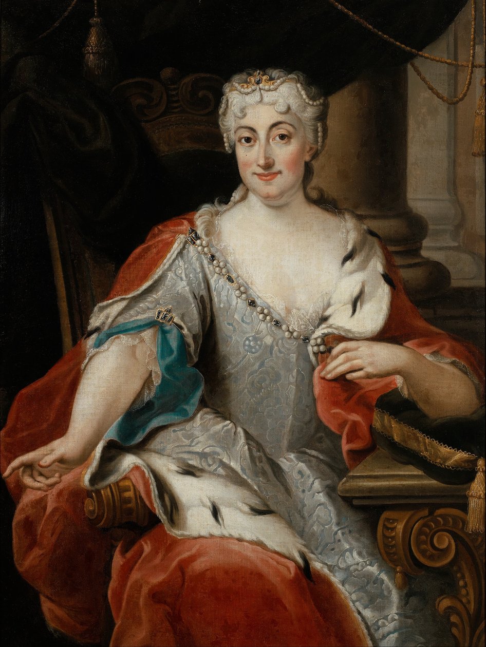 Retrato de María Clementina Sobieska (?) de Pier Leone Ghezzi