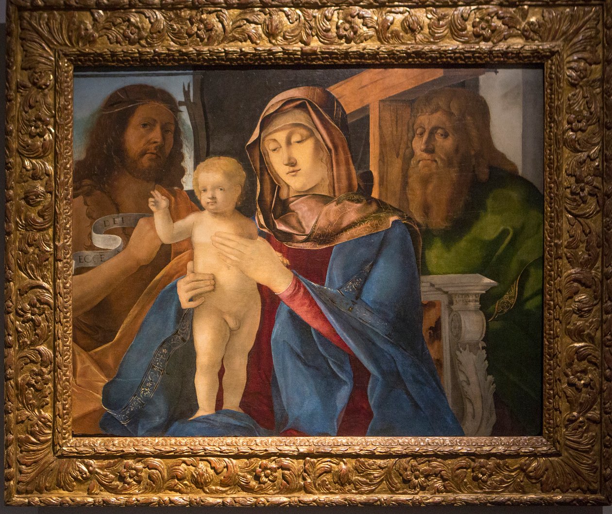 Madonna con el Niño y San Juan Bautista y San Andrés de Pier Maria Pennacchi