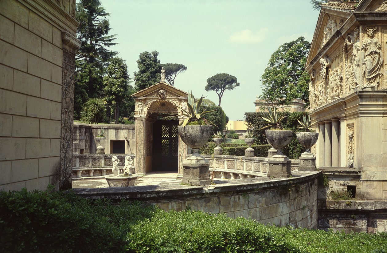 Patio de la Casina de Pío IV, 1558-62 de Piero Ligorio