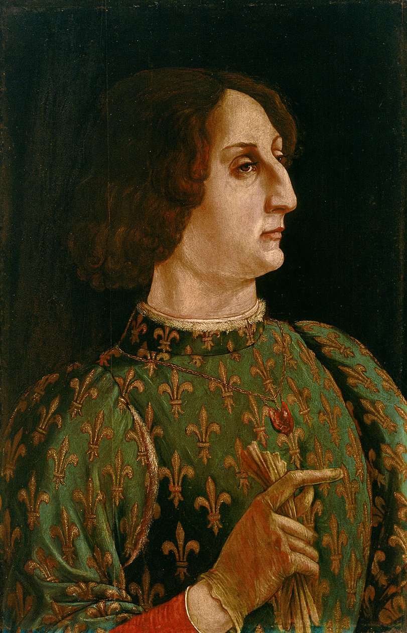 Retrato de Galeazzo Maria Sforza de Piero del Pollaiolo