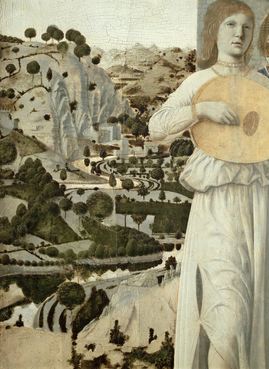 Natividad (detalle) de Piero della Francesca