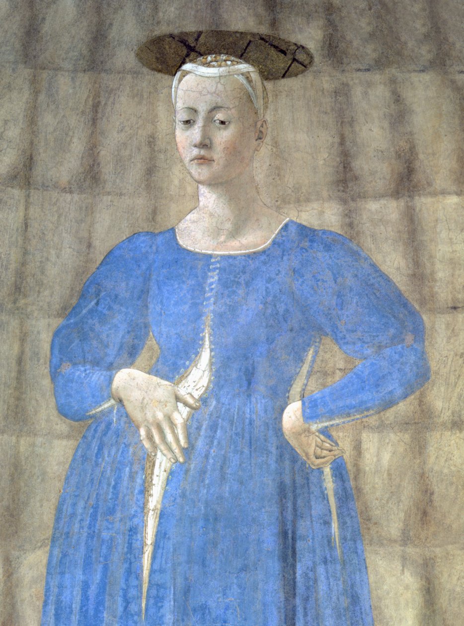 La Madonna del Parto, c.1450-70 (detalle) de Piero della Francesca
