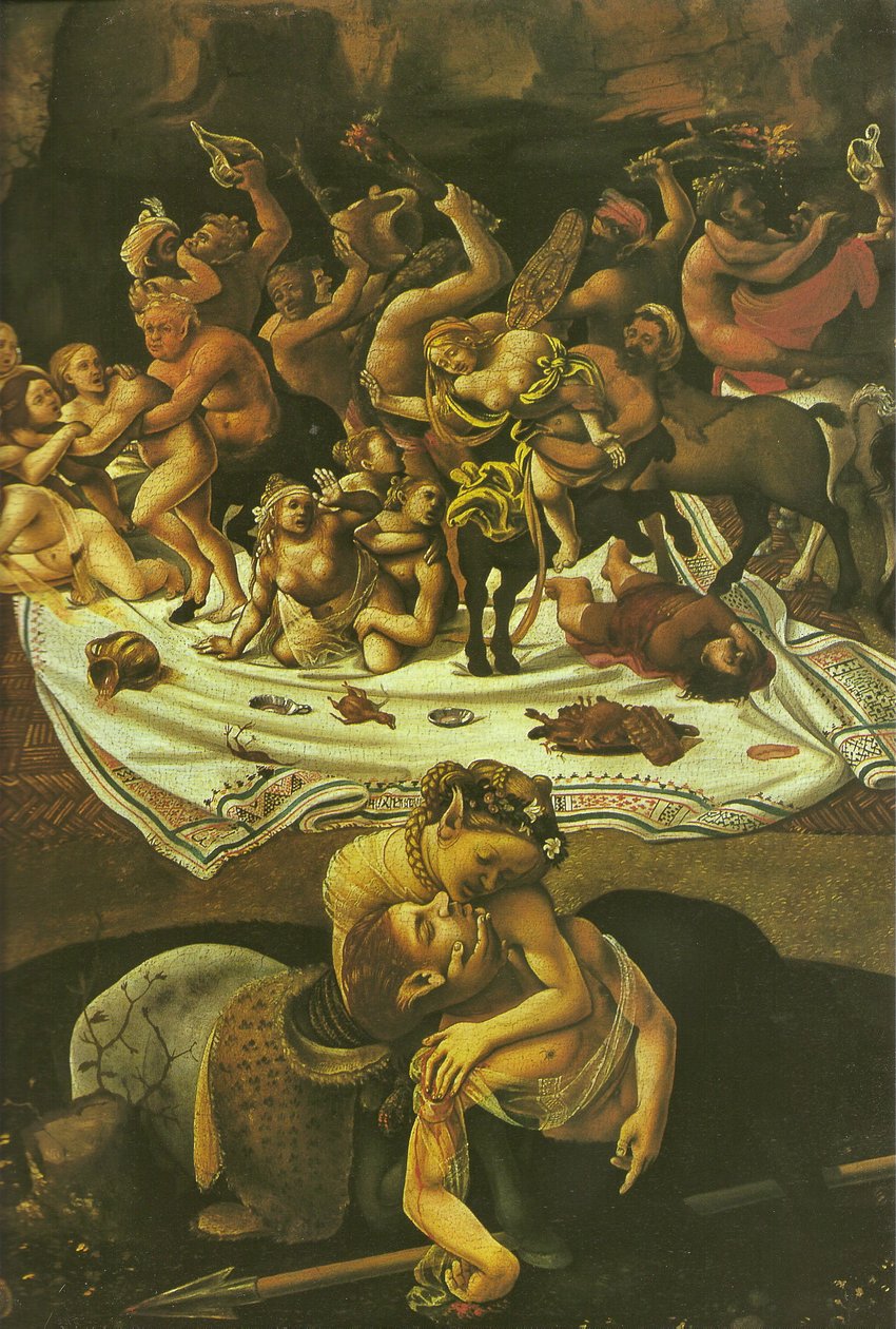 Batalla de los lapitas y centauros de Piero di Cosimo