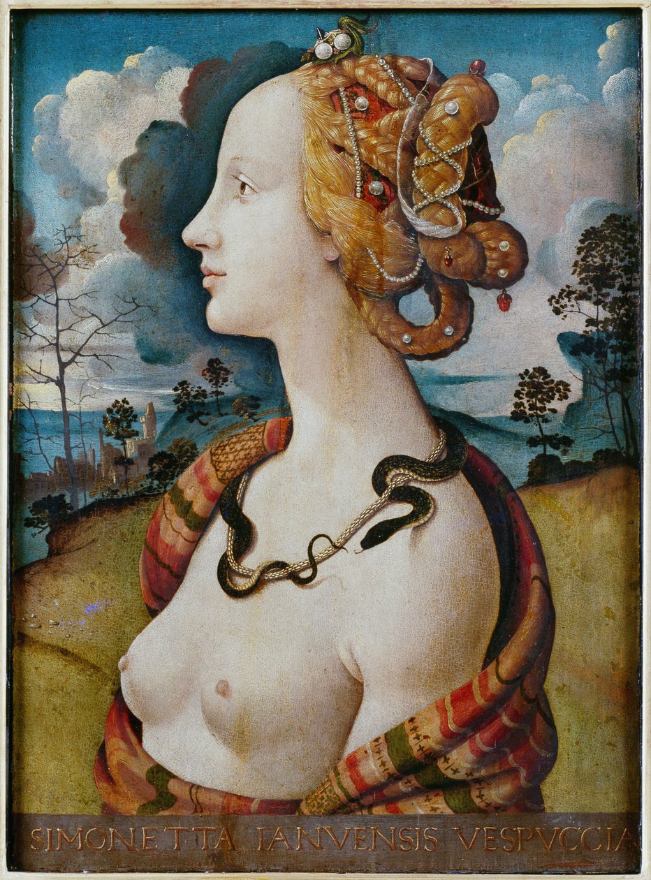 Retrato de mujer, llamado de Simonetta Vespucci de Piero di Cosimo