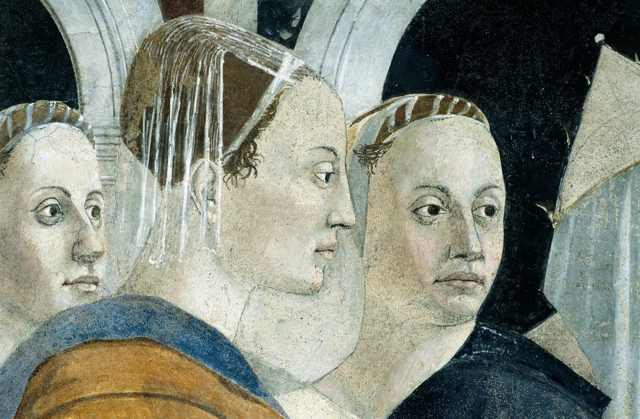 Leyenda de la Vera Cruz (detalle) de Piero della Francesca