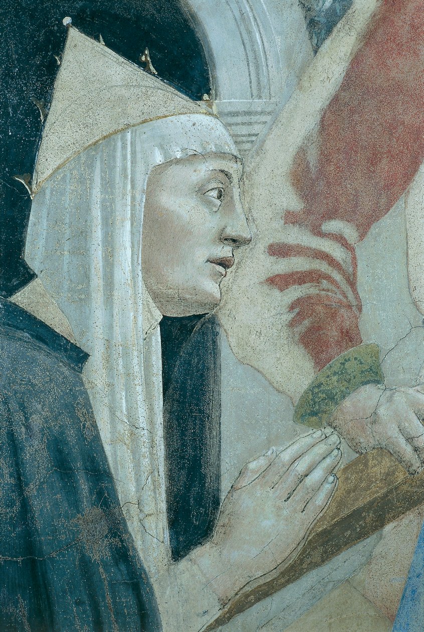 Descubrimiento y verificación de la Verdadera Cruz (detalle) de Piero della Francesca