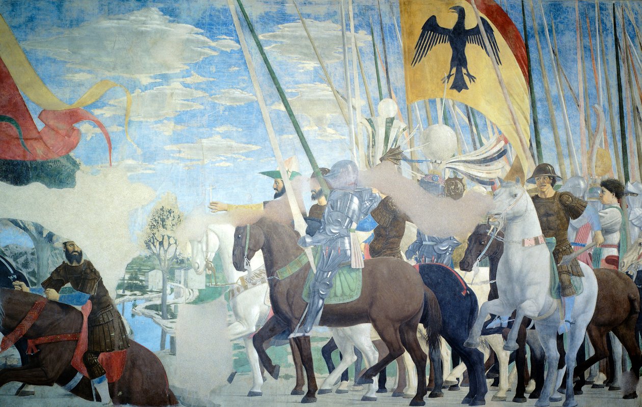 Victoria de Constantino (detalle) de Piero della Francesca