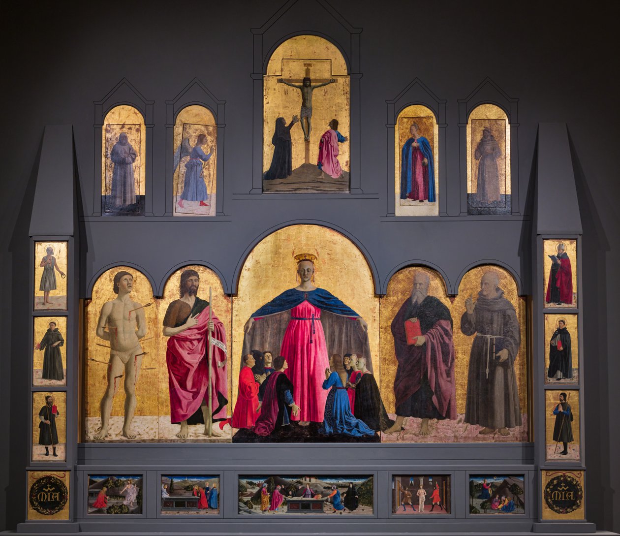 Políptico de la Misericordia es una obra de Piero della Francesca