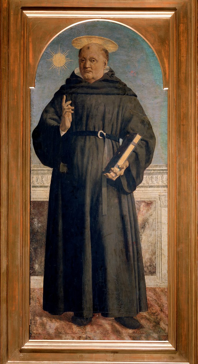Políptico de San Agustín: San Nicolás de Tolentino de Piero della Francesca