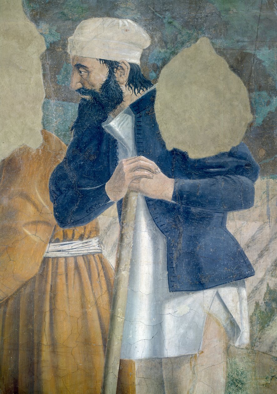 La Leyenda de la Vera Cruz, el Descubrimiento de la Cruz (detalle) de Piero della Francesca
