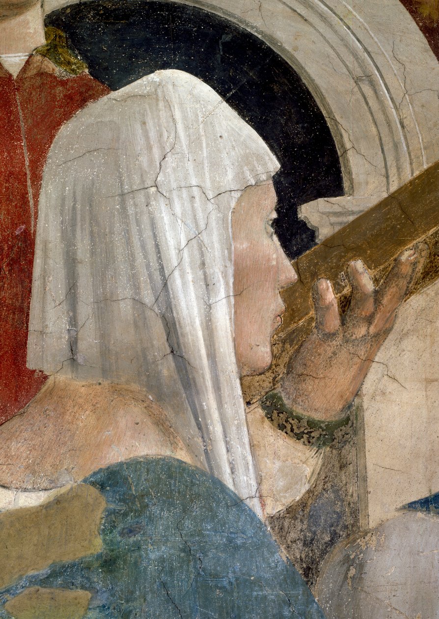 La Leyenda de la Vera Cruz, la Verificación de la Cruz (detalle) de Piero della Francesca