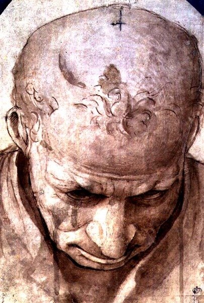 Cabeza de un hombre anciano de Piero di Cosimo