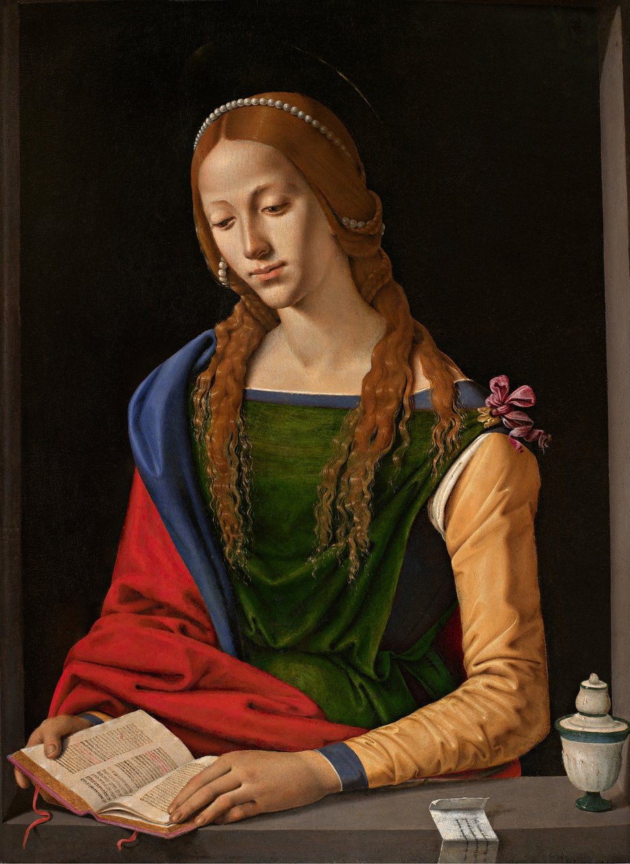 Italiano:  Santa Maria Maddalena Santa María Magdalena de Piero di Cosimo