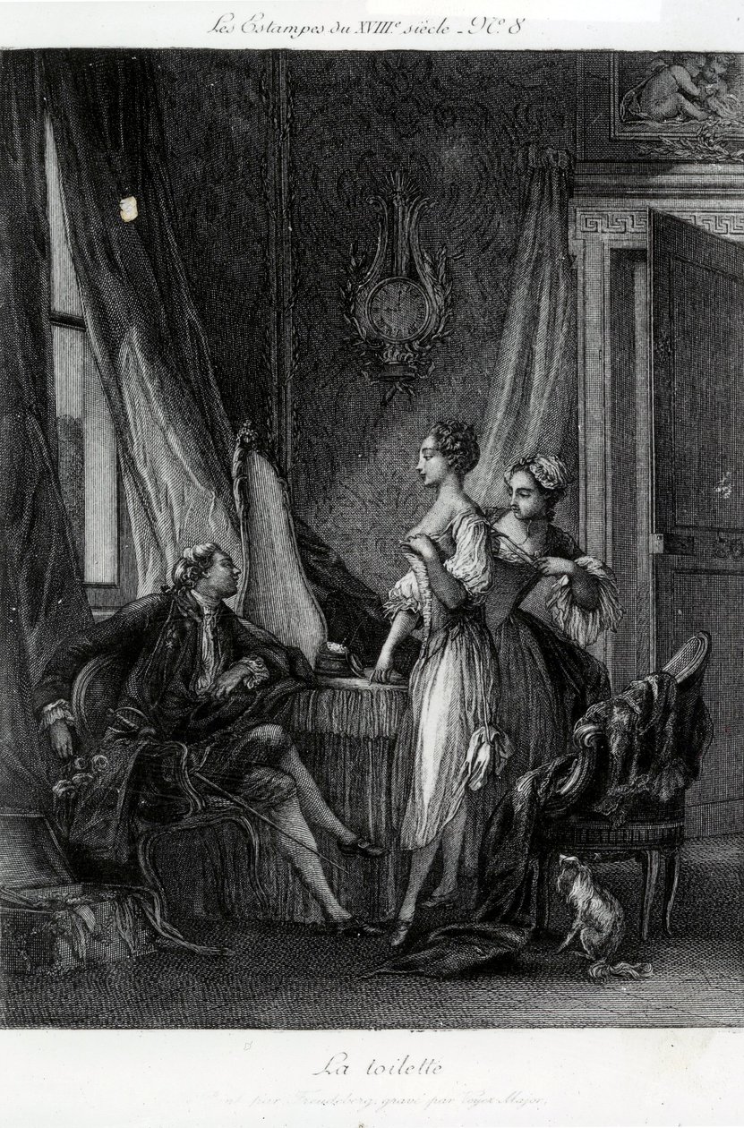 La Toilette, 1771 de Pierre Antoine Baudouin
