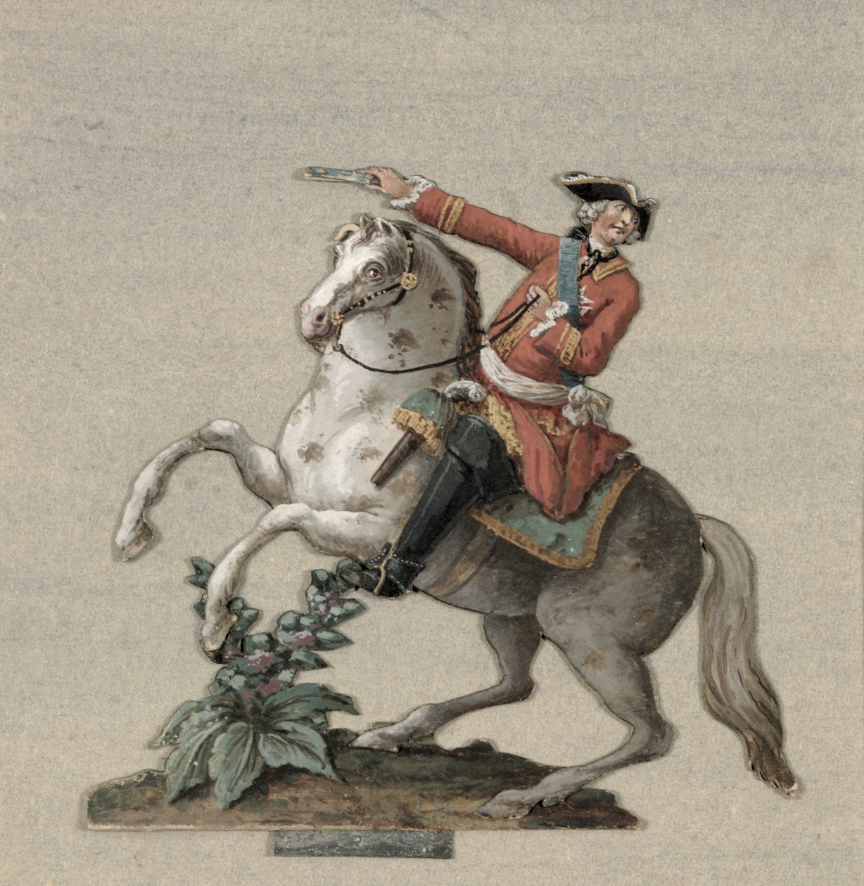 Retrato ecuestre del Príncipe Charles-Just de Beauveau-Craon (1720-93) de Pierre Antoine Lesueur