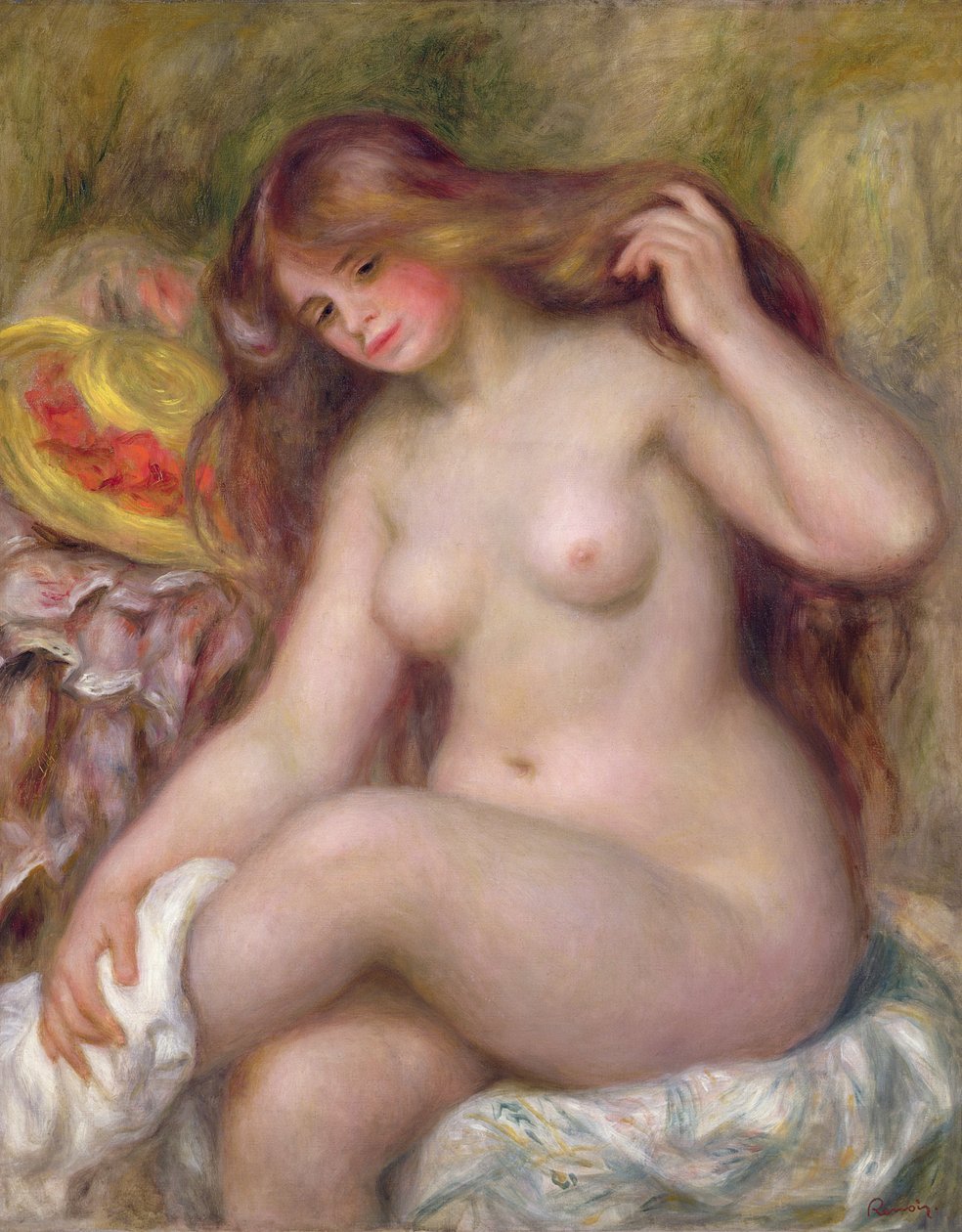 Bañista, c.1903 de Pierre Auguste Renoir