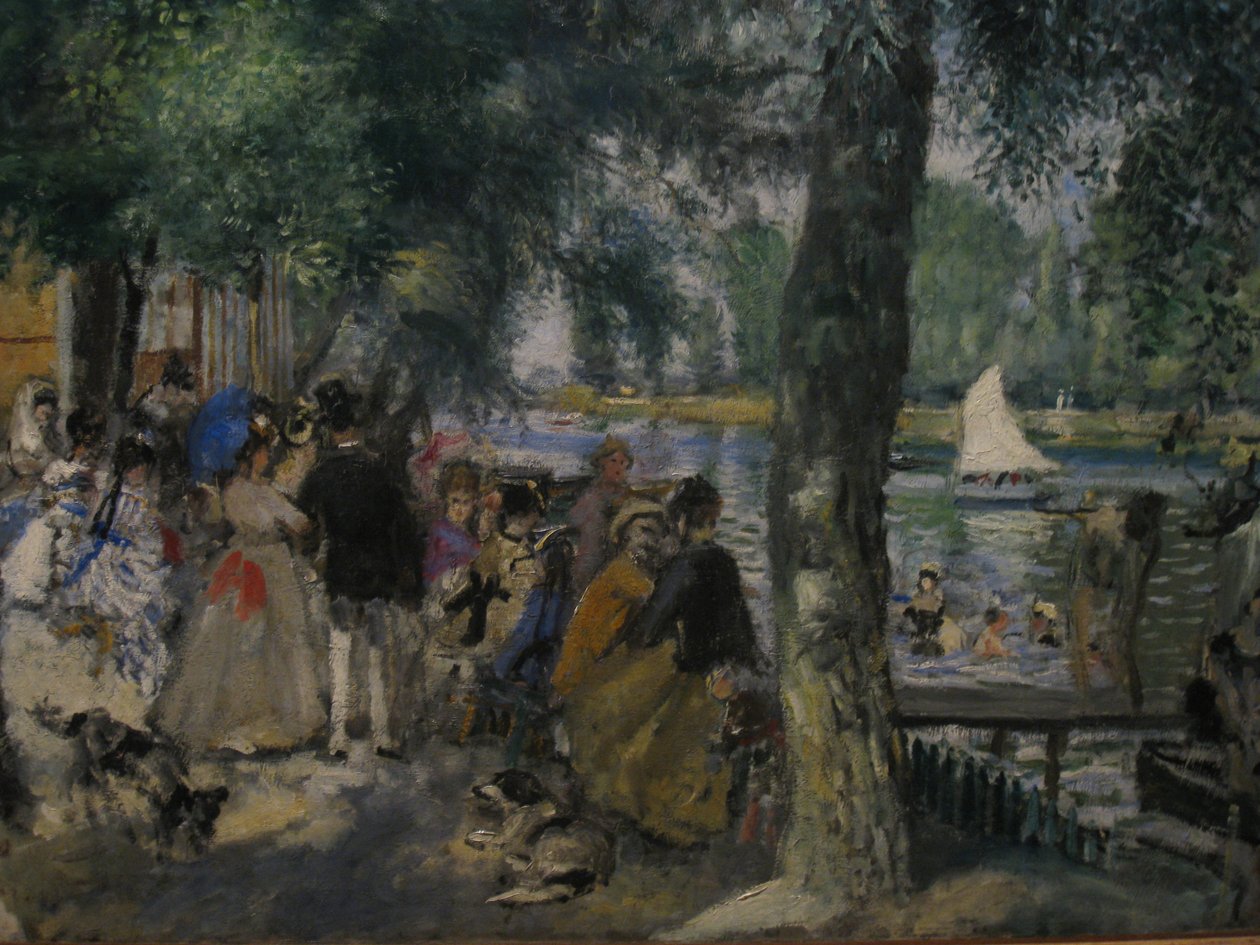 Bañándose en el Sena de Pierre Auguste Renoir
