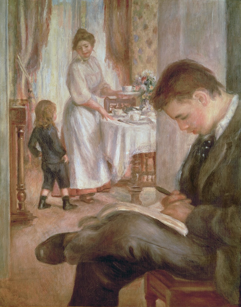 Desayuno en Berneval de Pierre-Auguste Renoir