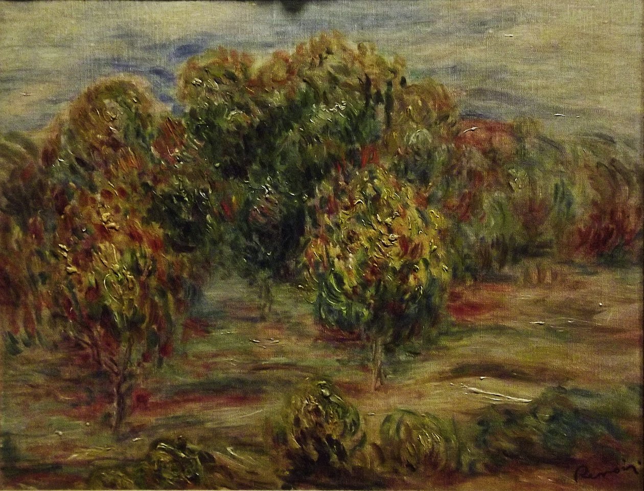 Paisaje de Cagnes de Pierre Auguste Renoir