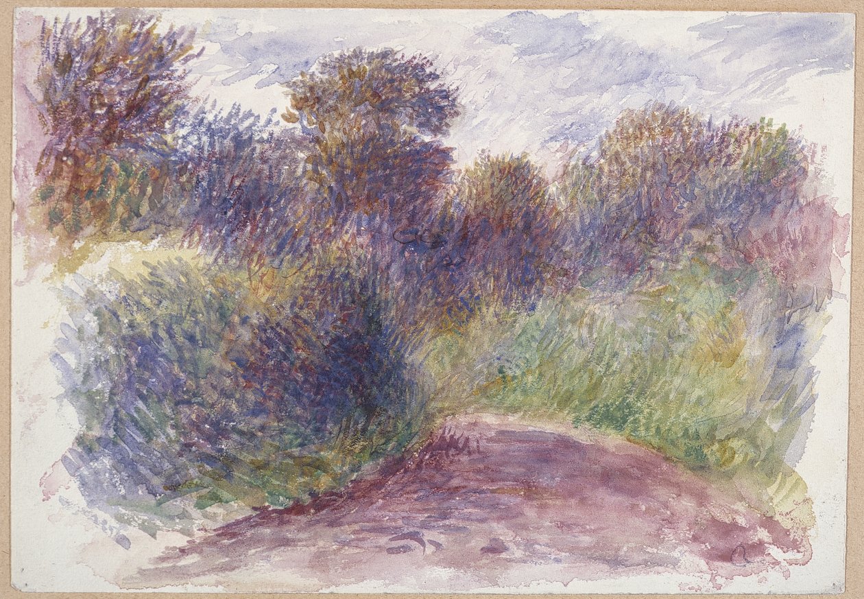 Camino rural de Pierre Auguste Renoir