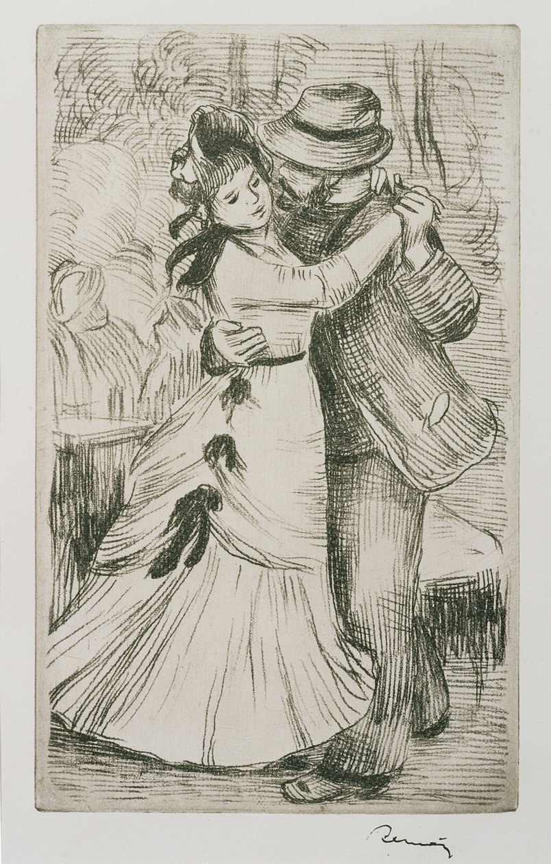 Pareja bailando, c.1880 de Pierre Auguste Renoir