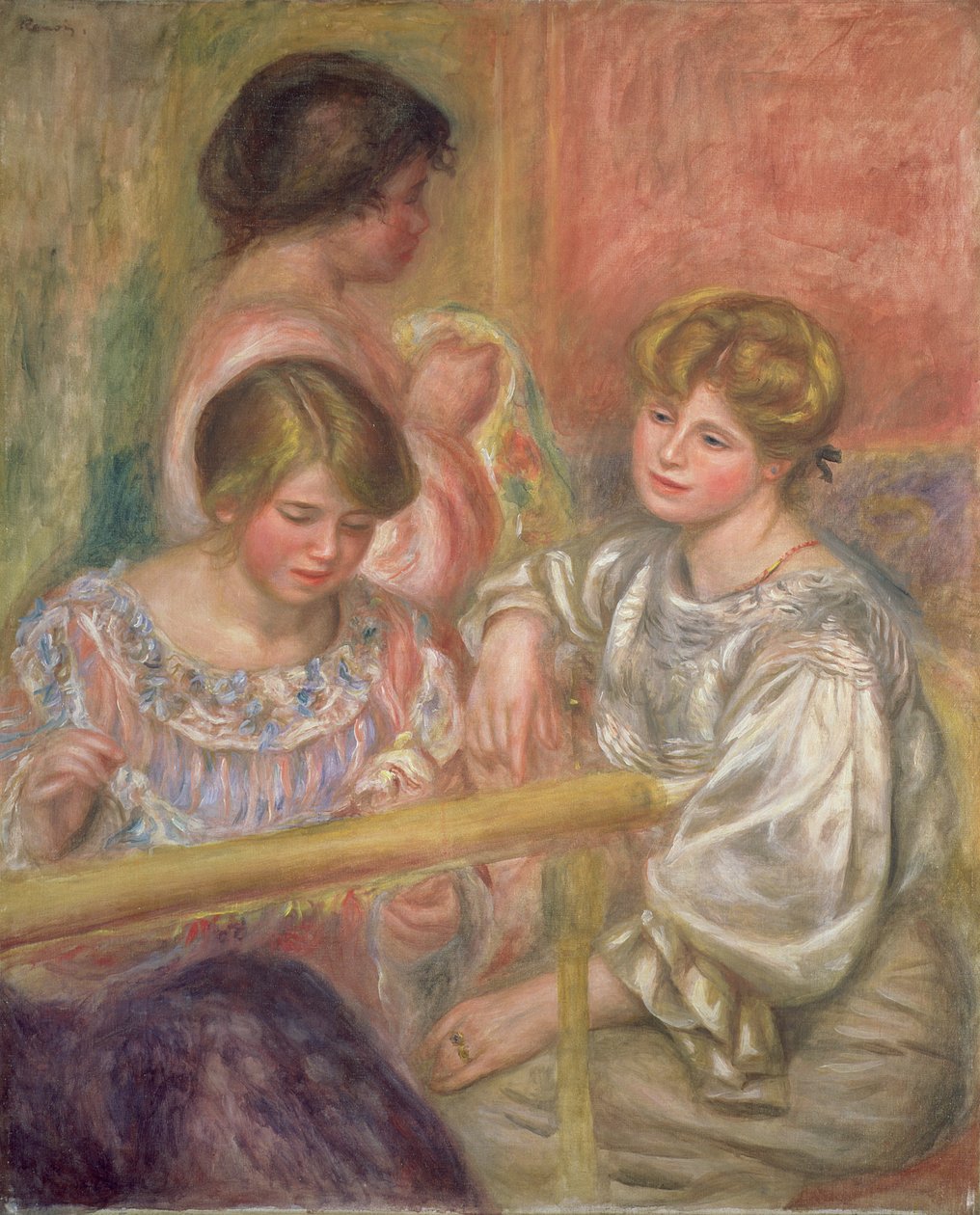 Bordadoras, c.1904 de Pierre Auguste Renoir
