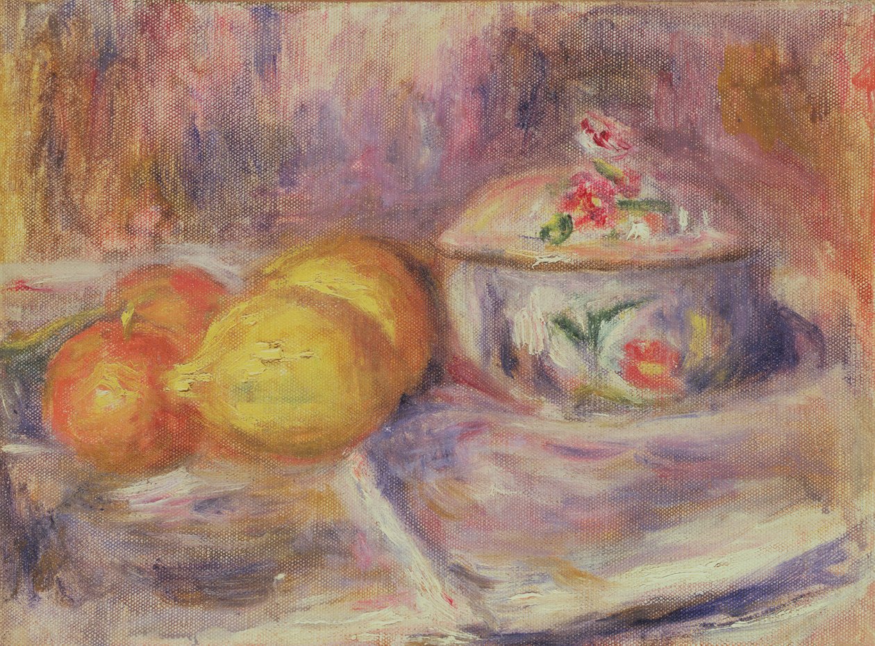 Fruta y Bombonera, después de 1914 de Pierre Auguste Renoir
