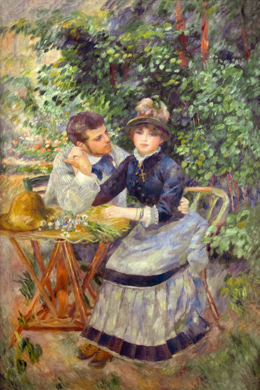 En el jardín, 1885 de Pierre Auguste Renoir
