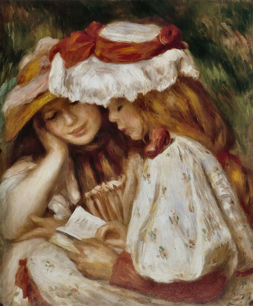 Jóvenes leyendo de Pierre Auguste Renoir