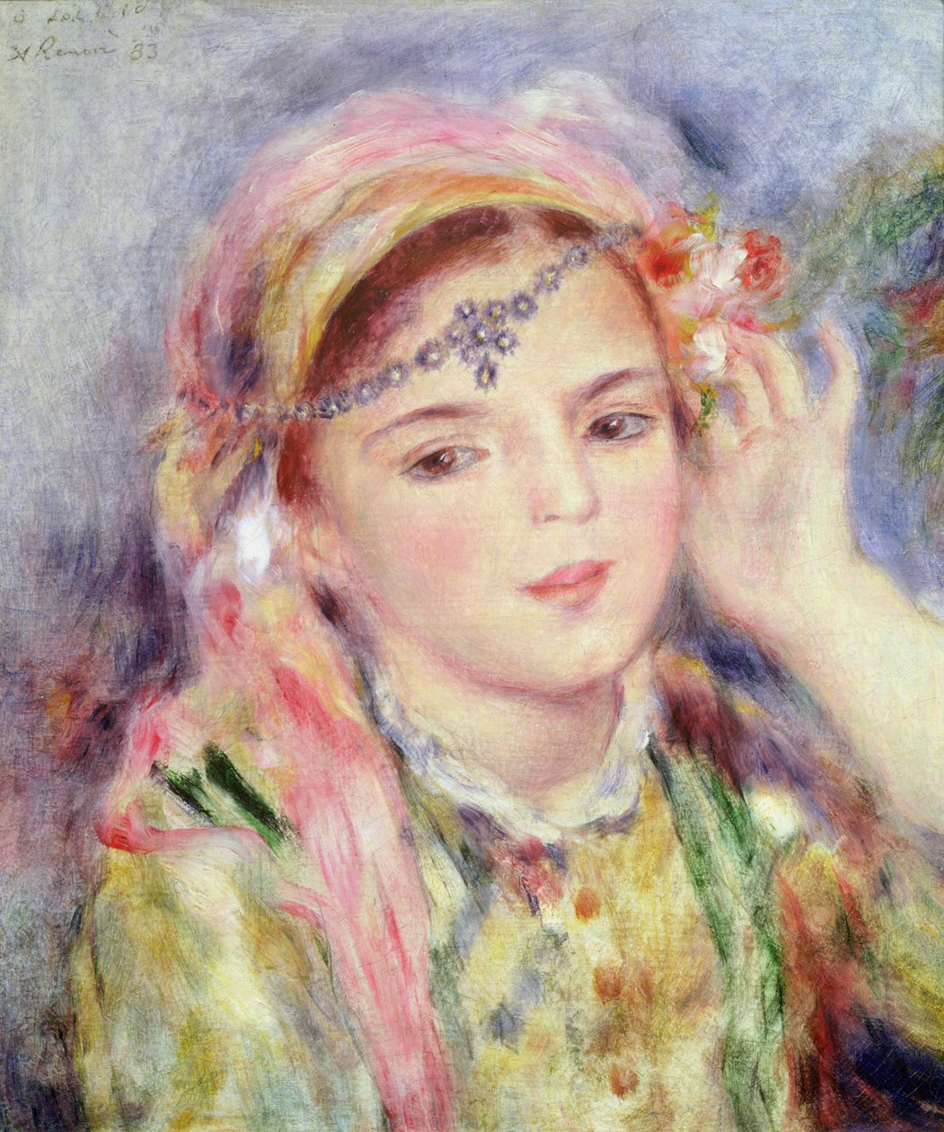 La Argelina, 1883 de Pierre Auguste Renoir