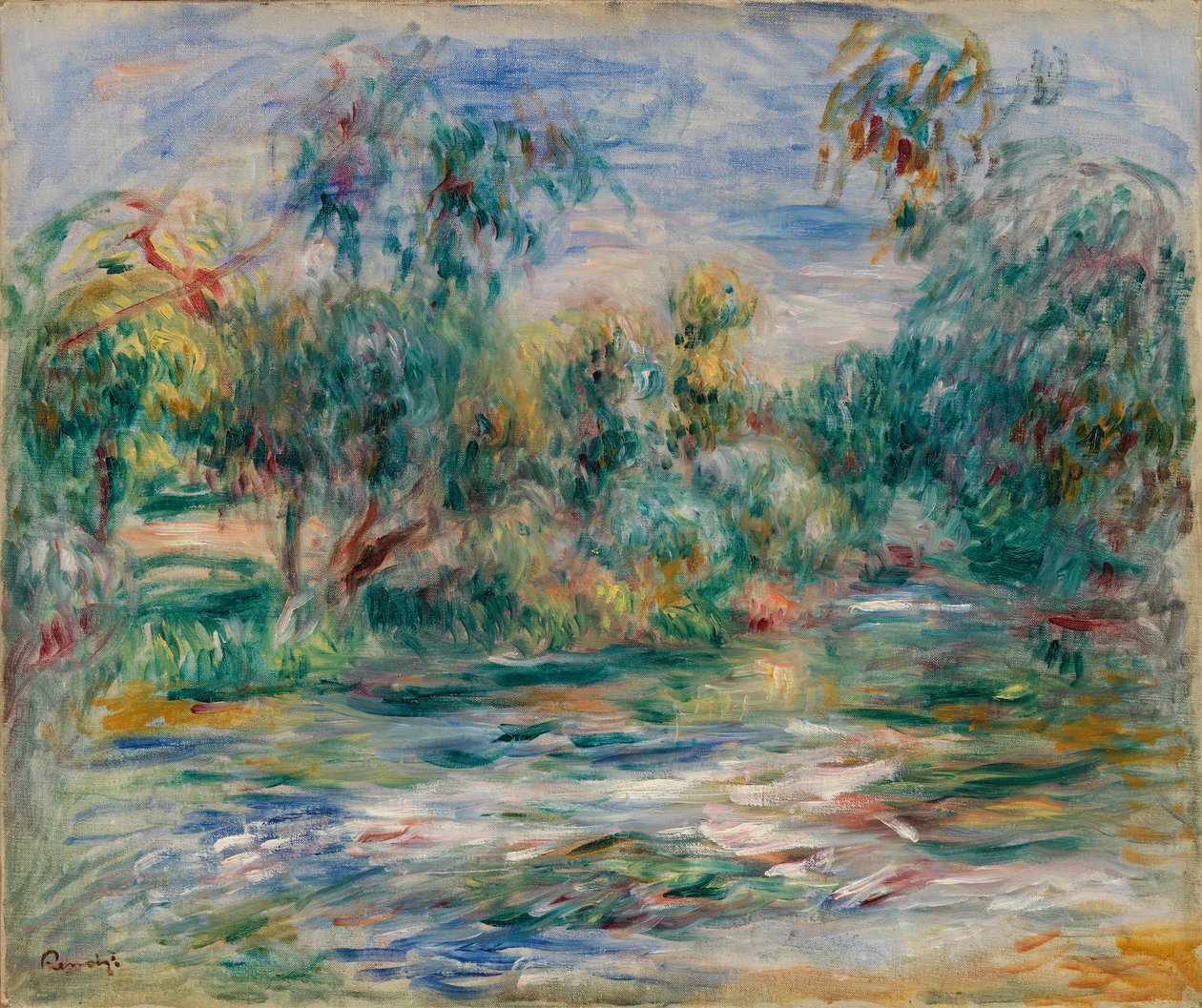 Paisaje de Pierre-Auguste Renoir