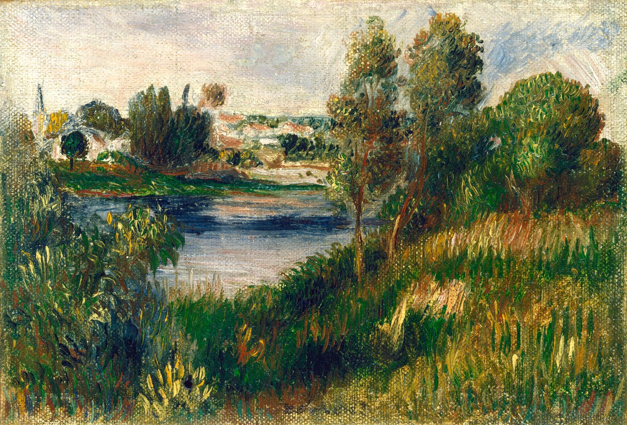 Paisaje en Vétheuil de Pierre-Auguste Renoir