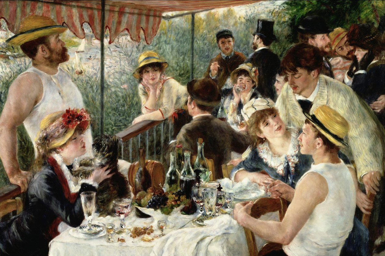 El almuerzo de los remeros de Pierre Auguste Renoir