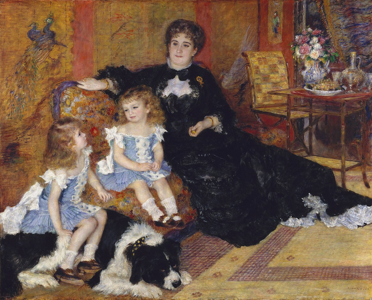Madame Georges Charpentier y sus hijos, 1878 de Pierre Auguste Renoir