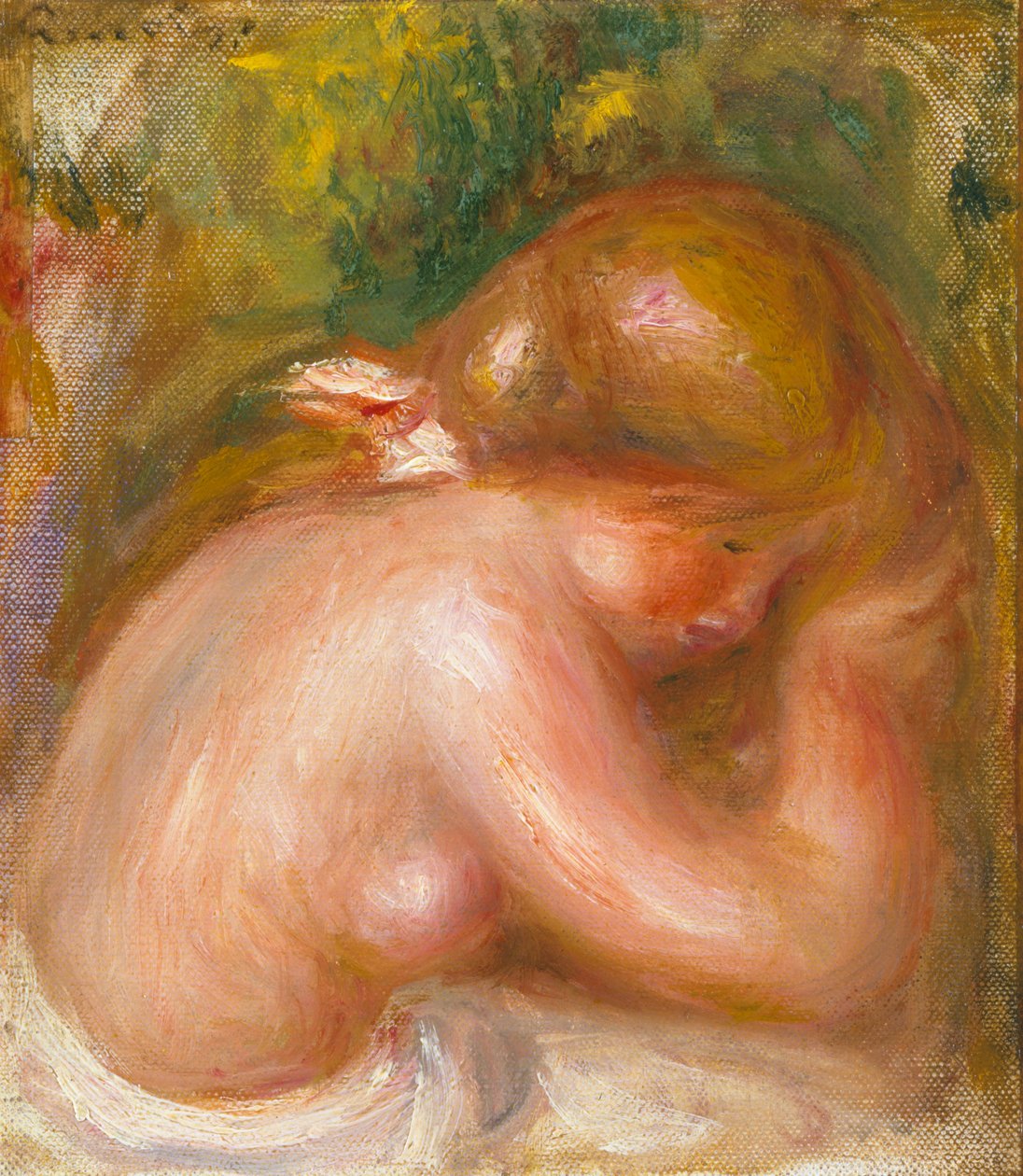 Torso Desnudo de Joven, c.1910-12 de Pierre Auguste Renoir