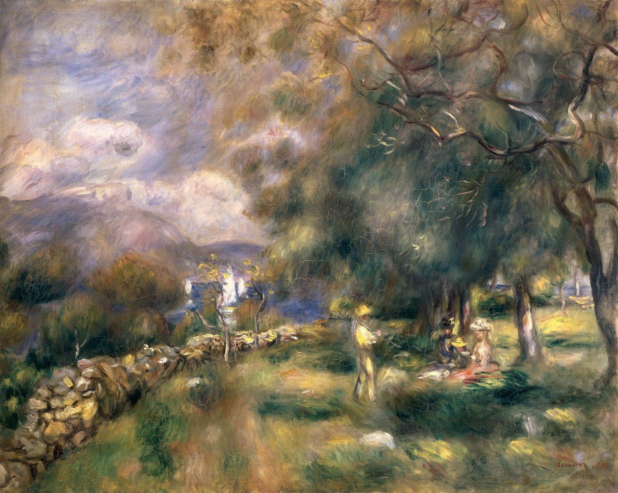 Península de Saint-Jean, 1888 de Pierre Auguste Renoir